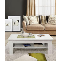 Couchtisch  weiß Pinie Nachbildung B/H/T: ca. 120x45x60 cm Kashmir_Couchtisch KSMT30-D43 - weiß (120,00/45,00/60,00cm)