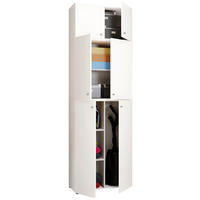 Putzschrank Lona weiß B/H/T: ca. 70x223x39 cm Lona - weiß (70,00/223,00/39,00cm) - VCM Möbel