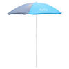 AXI Sonnenschirm grau Kunststoff H/D: ca. 175x125 cm Sonnenschirm - blau/grau (125,00/175,00cm) - AXI