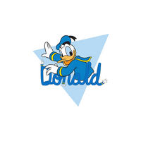 Komar Poster Donald Duck Triangle Disney B/L: ca. 40x50 cm Donald Duck Triangle - (40,00/50,00cm) - Komar