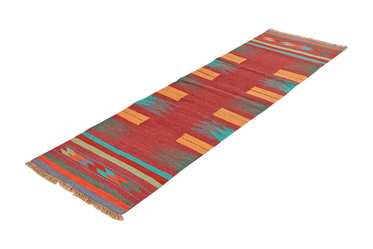PersaTepp Teppich Kelim Gashgai multicolor B/L: ca. 63x212 cm Kelim Gashgai - multicolor (63,00/212,00cm) - PersaTepp