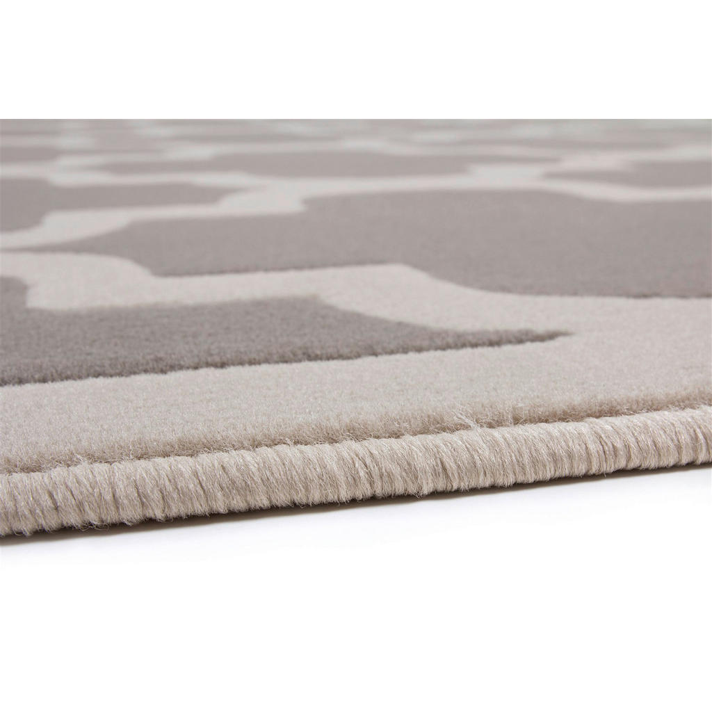 Thumbnail - Kayoom Kurzflorteppich Manolya 2097 taupe B/L: ca. 80x150 cm