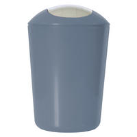 Schwingdeckeleimer grau Kunststoff H/D: ca. 30x20 cm ca. 5 l Schwingdeckeleimer grau - grau (20,00/30,00cm) - Axentia