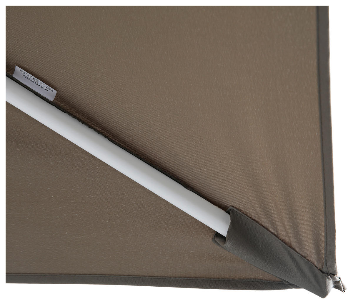 AXI Outdoor Living Ampelschirm Marisol taupe Metall B/H/L: ca. 300x235x300 cm Marisol - weiß/taupe (300,00/300,00/235,00cm) - AXI Outdoor Living