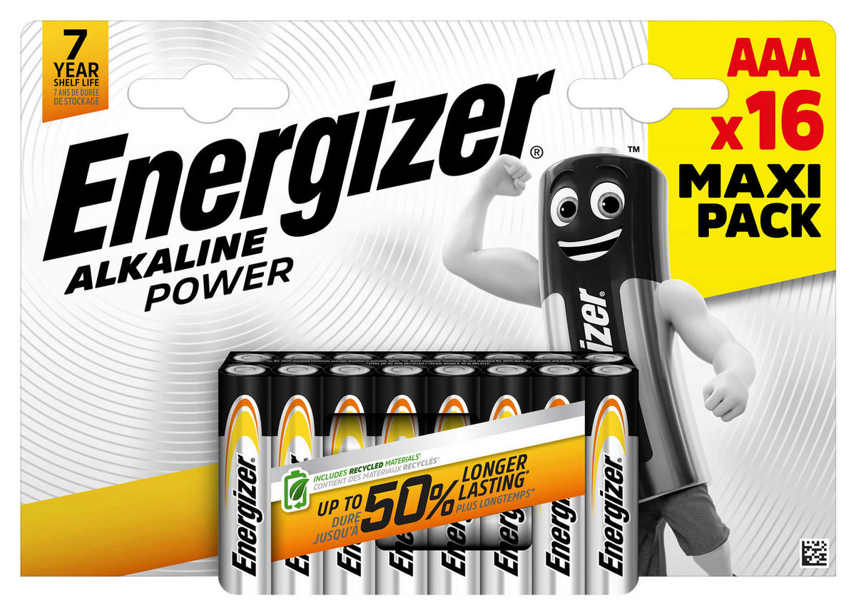 Energizer Batterie E303320000 Batterie_AAA_Energizer_Power_16er - Energizer