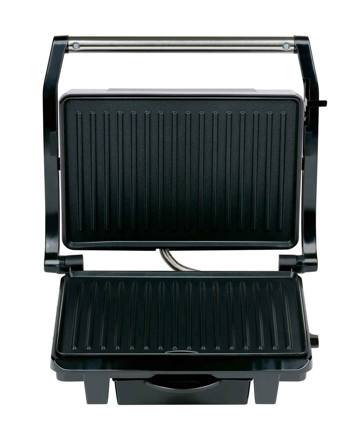 Kontaktgrill schwarz B/H/L: ca. 11,5x29,5x32,5 cm Kontaktgrill - schwarz/silber (32,50/11,50/29,50cm)