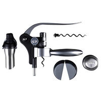 MASTERPRO Korkenzieher FOODIES OENOLOGY schwarz Edelstahl FOODIES OENOLOGY - schwarz - MASTERPRO