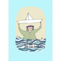 Komar Poster Paper Ship Paper Ship - (50,00/70,00cm) - Komar