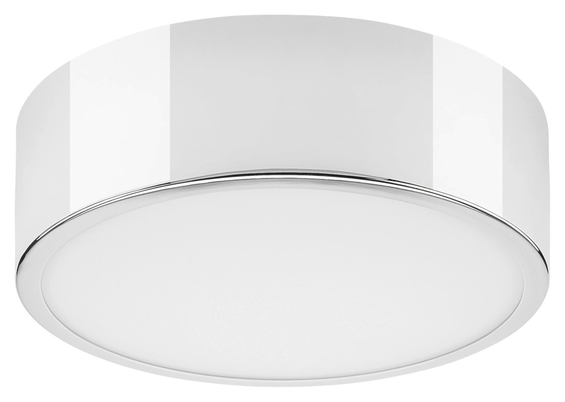 Lamkur Deckenleuchte Chrom Stahl B/H/L: ca. 27x8x27 cm E27 1 Brennstellen DANTE - Chrom (27,00/27,00/8,00cm) - Lamkur
