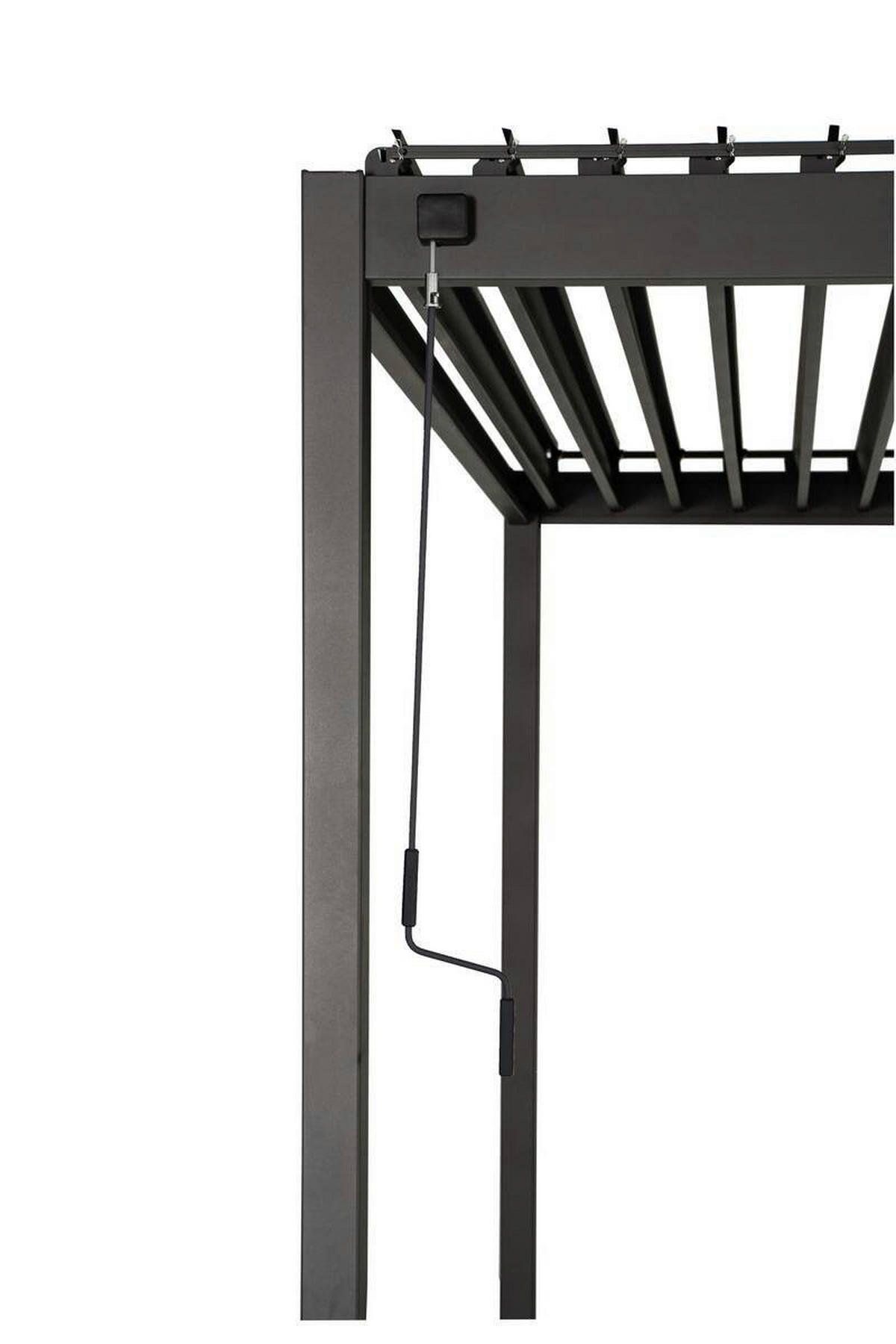 Mirador Pergola Basic anthrazit Aluminium B/H/L: ca. 360x240x300 cm Basic - anthrazit (300,00/360,00/240,00cm) - Mirador