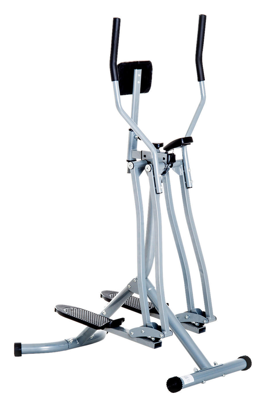 HOMCOM Crosstrainer silber Stahl Crosstrainer - schwarz/silber - HOMCOM