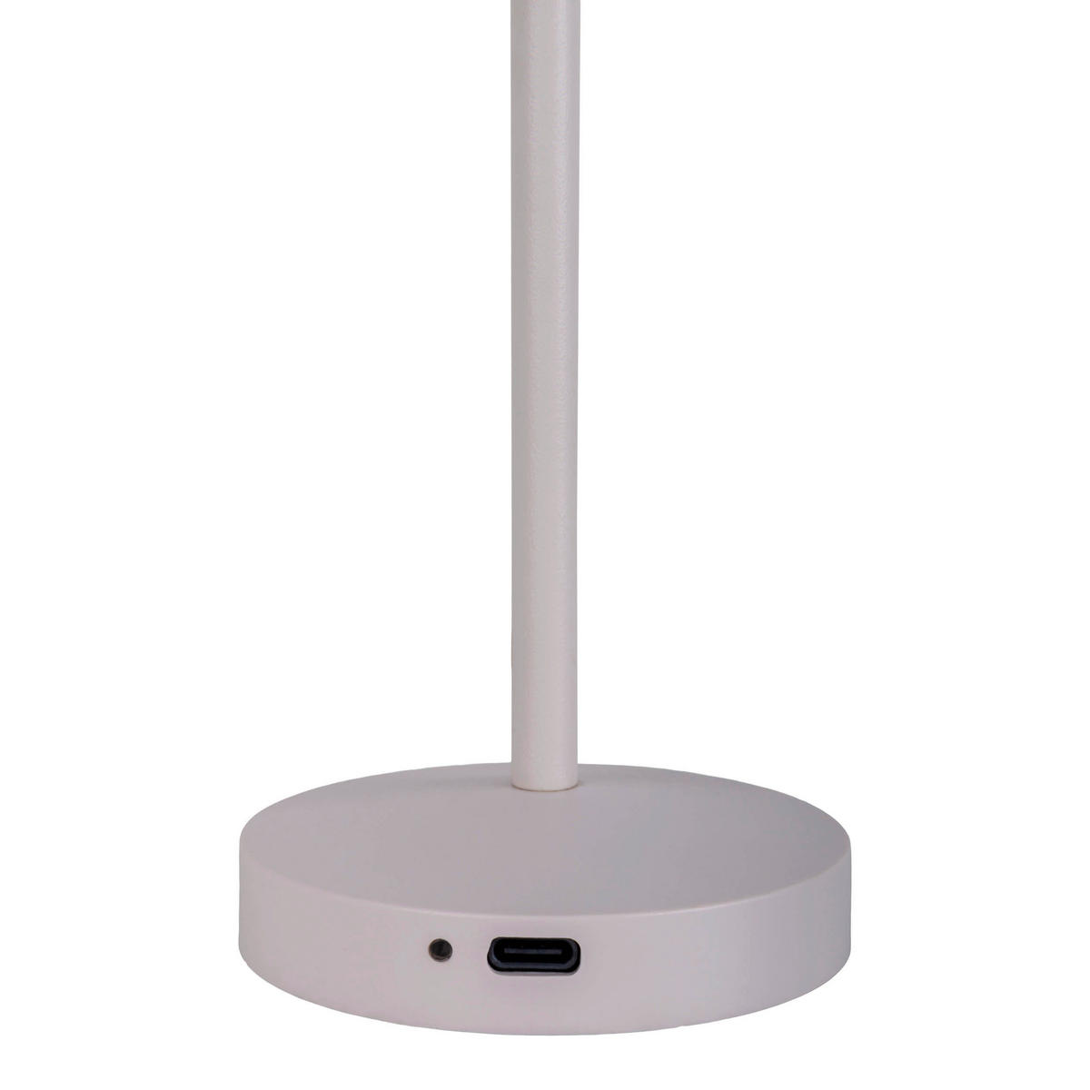 LED-Außentischleuchte weiß B/H/T/D: ca. 8x18,5x8x8 cm GOMBA - weiß (8,00/18,50/8,00cm) - Näve Leuchten