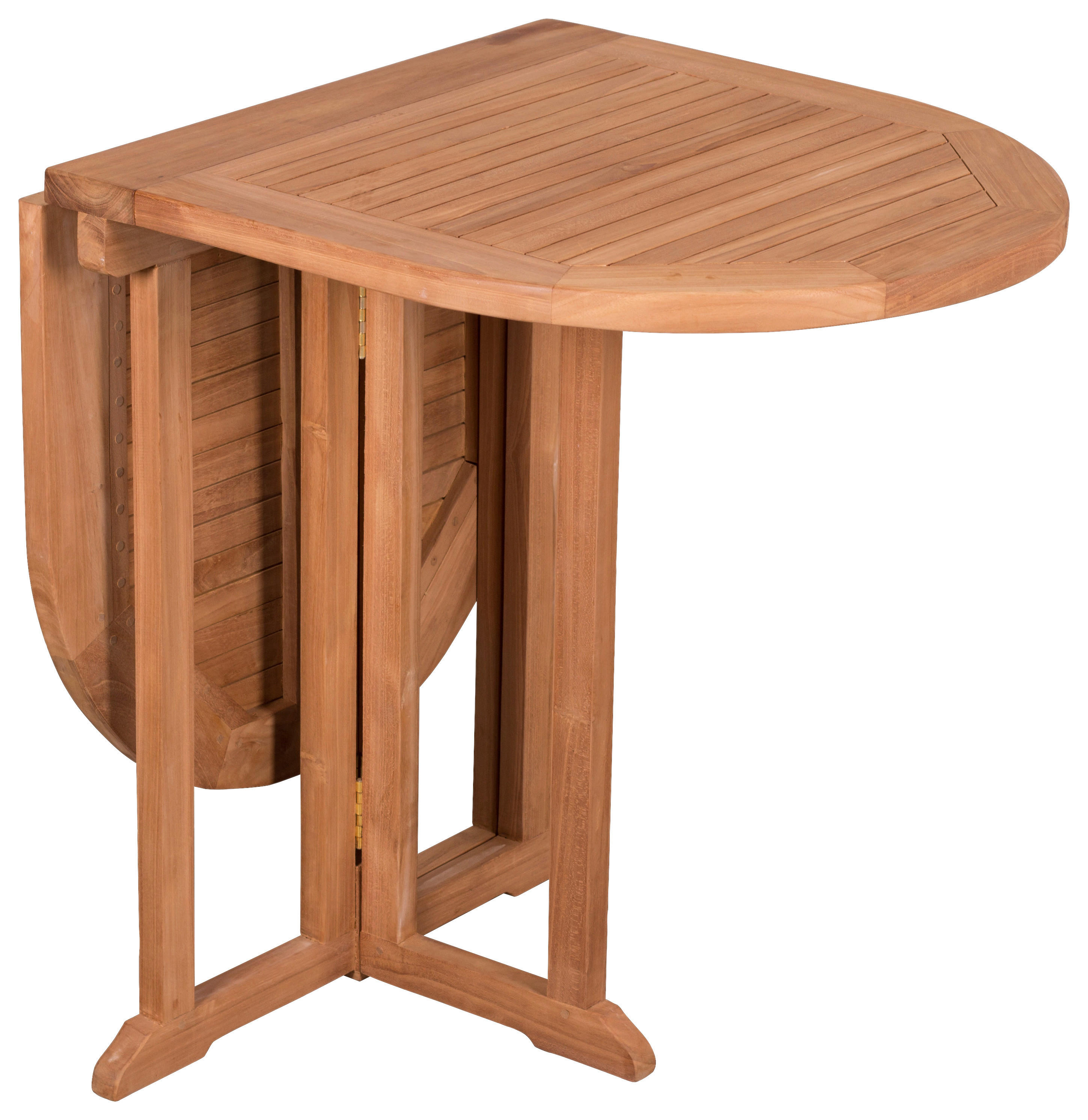 deVries Balkontisch Woodie natur Teakholz B/H/L: ca. 60x75x120 cm Woodie - natur (120,00/60,00/75,00cm) - deVries