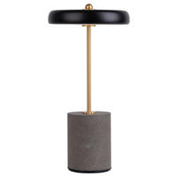 Näve Leuchten Tischleuchte 5306422 schwarz Metall Zement Kunststoff B/H/T: ca. 15x30x15 cm null 1 Brennstellen Seta - schwarz (15,00/30,00/15,00cm) - Näve Leuchten