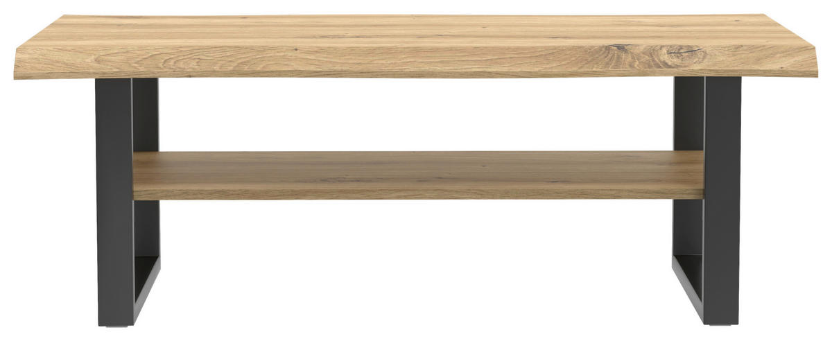 Couchtisch Zara Eiche Artisan Nachbildung B/H/T: ca. 110x40x60 cm Zara - Eiche/schwarz (110,00/40,00/60,00cm)