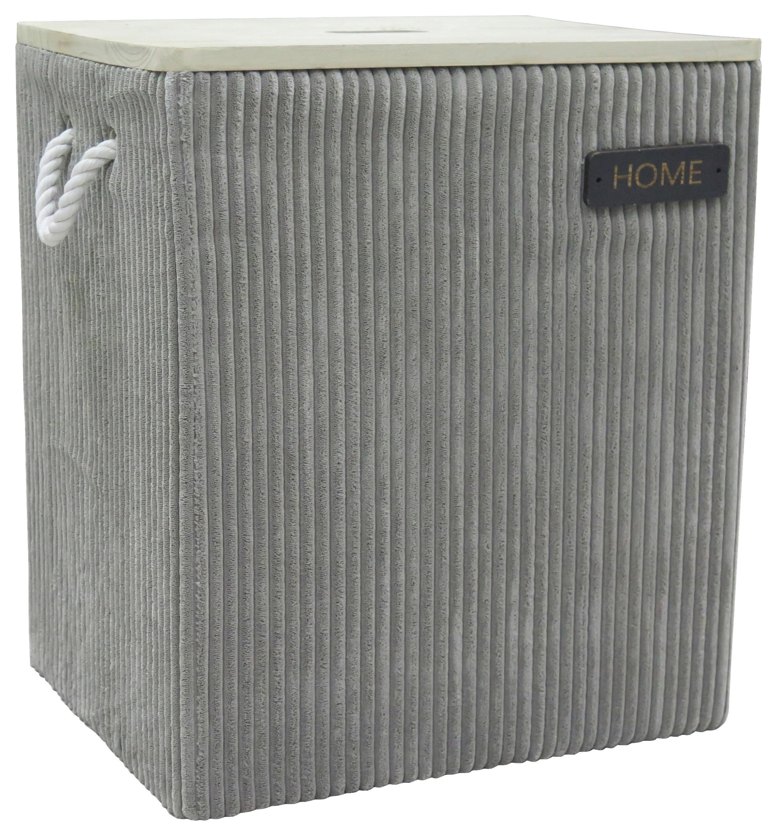 POCOline Korb grau Kord B/H/L: ca. 33x55x42 cm Wäschekorb - grau (42,00/33,00/55,00cm) - POCOline