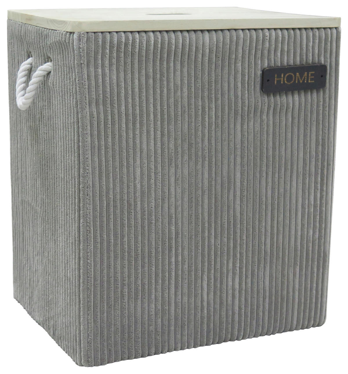 POCOline Korb grau Kord B/H/L: ca. 33x55x42 cm Wäschekorb - grau (42,00/33,00/55,00cm) - POCOline