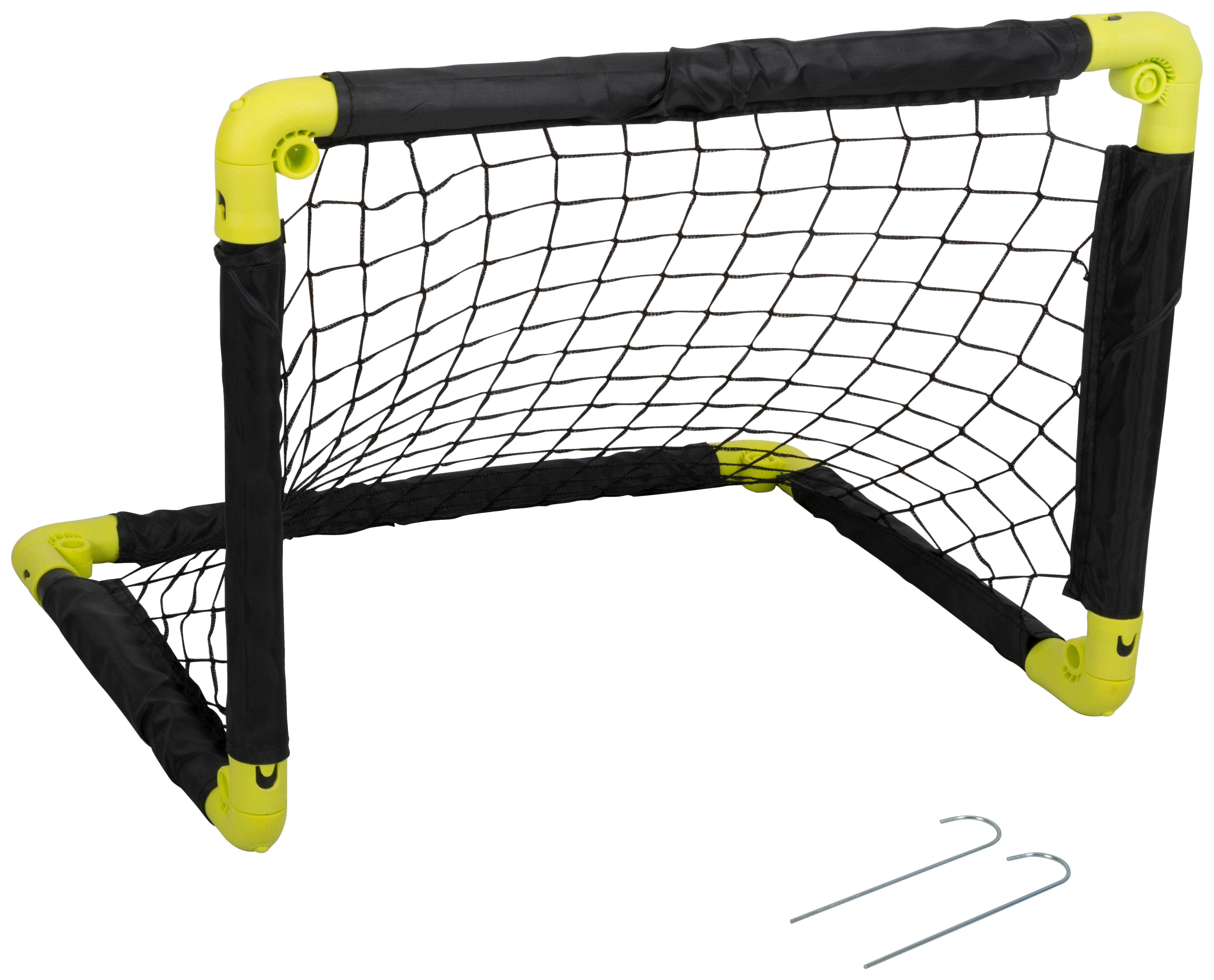 Dunlop Fußballtor schwarz B/H/L: ca. 44x44x50 cm Fußballtor - schwarz/grün (50,00/44,00/44,00cm) - Dunlop