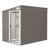 Outsunny Gerätehaus hellgrau B/H/L: ca. 206,5x181x154 cm Gerätehaus - hellgrau (154,00/206,50/181,00cm) - Outsunny