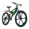 KS-Cycling Mountain-Bike Fully 26 Zoll Bliss 607M schwarz ca. 26 Zoll Bliss - schwarz/grün (47,00cm) - KS-Cycling
