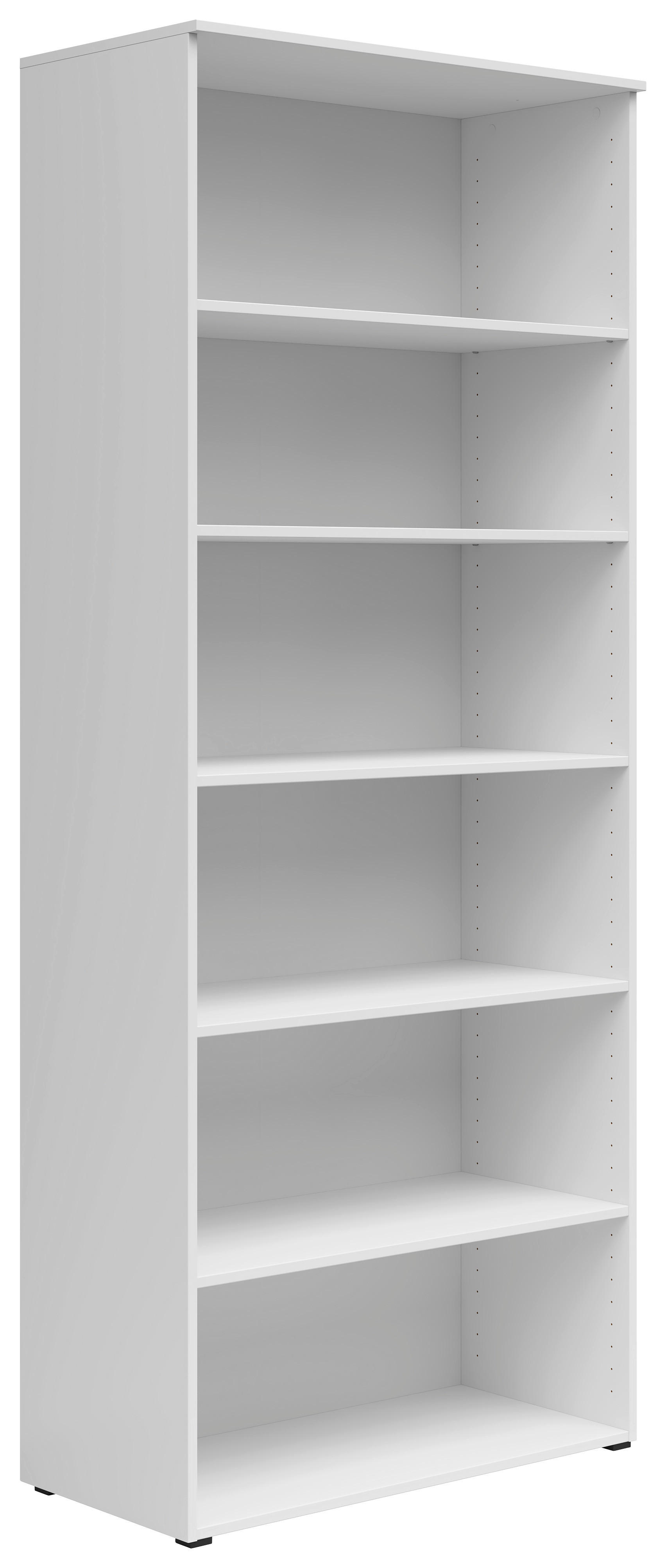 Regal Multi-Stauraum Typ 36 weiß B/H/T: ca. 80x195x40 cm Multi-Stauraum Typ 36 - weiß (80,00/195,00/40,00cm)