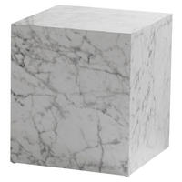 Couchtisch Marmoroptik B/H/T: ca. 40x45x40 cm Couchtisch - Marmoroptik (40,00/45,00/40,00cm) - Wohnling