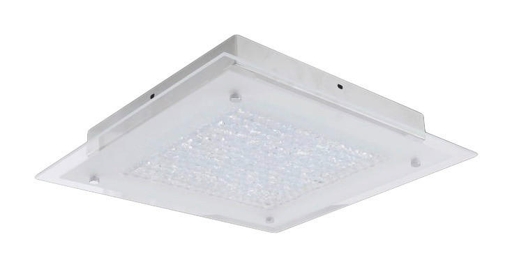 LED Deckenleuchte Leuchten 36x6x36 ca. POCO Näve online cm null ▷ Chrom Brennstellen Glas Metall 1 B/H/T: kaufen bei NV1182842