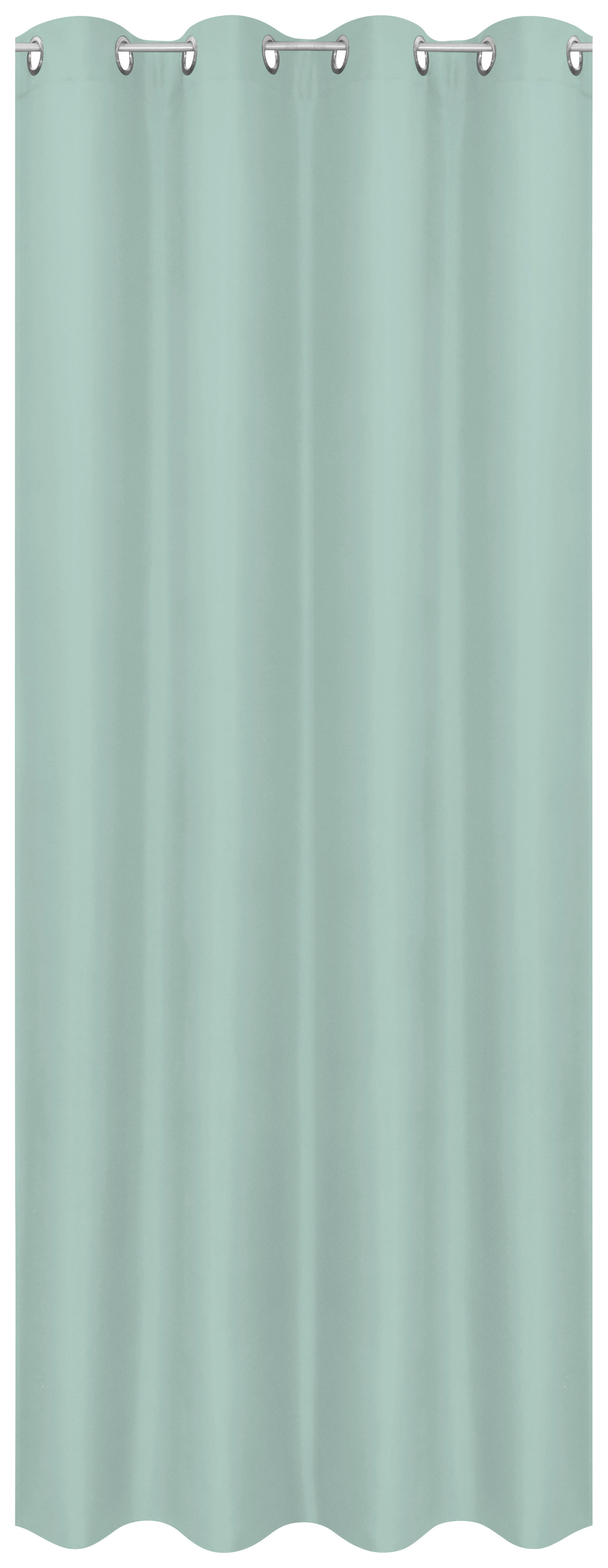 Thumbnail - POCOline Ösenvorhang Barnaby grün B/L: ca. 140x235 cm