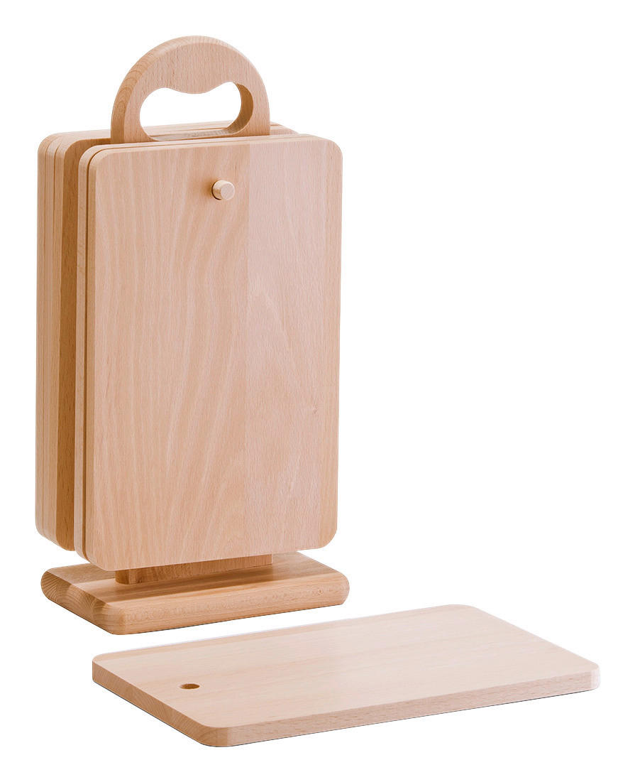Zeller Brettchenständer-Set natur Buche Brettchenständer-Set_7tlg. - natur - Zeller