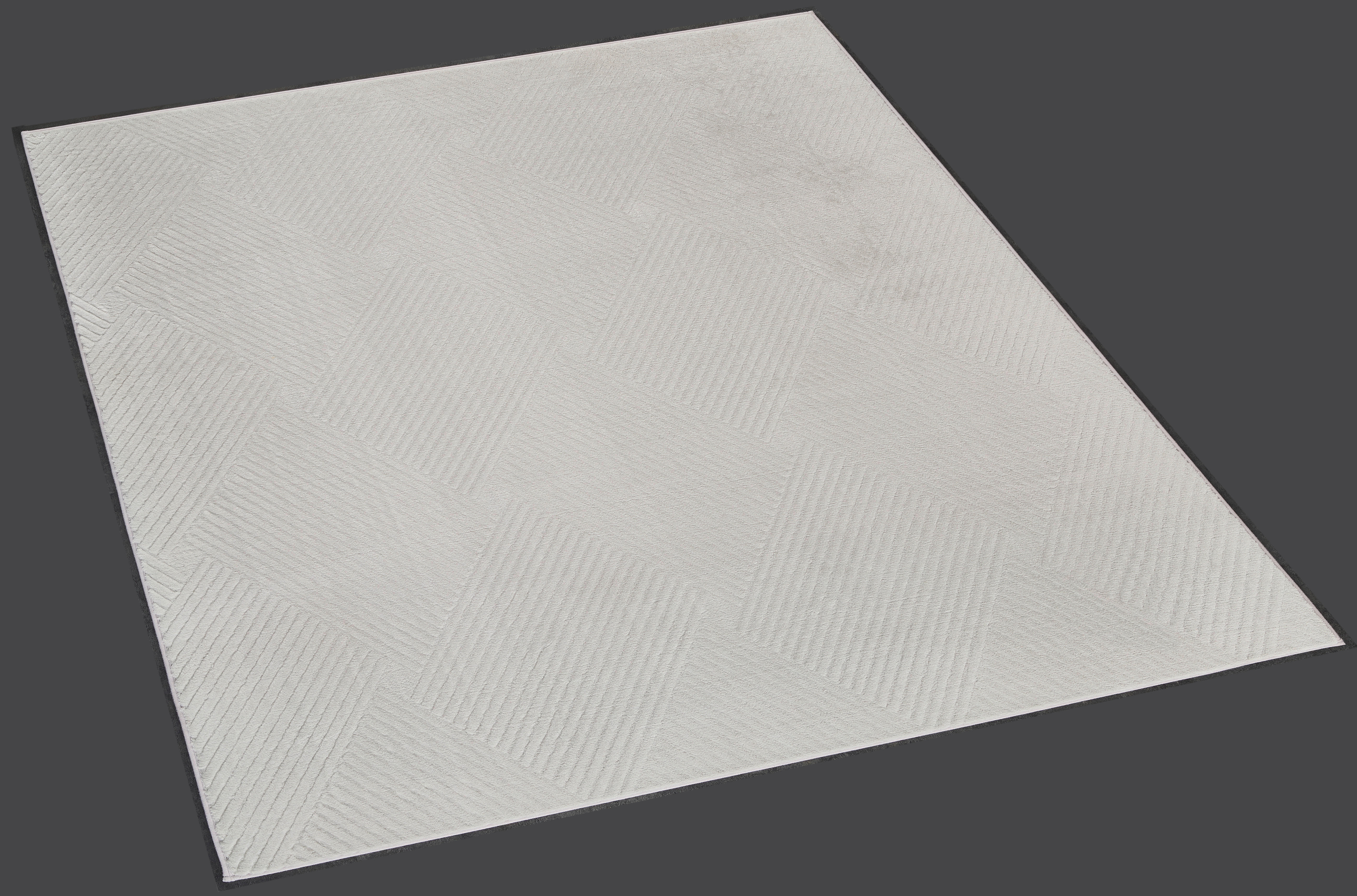 Fellimitat Monaco silber B/L: ca. 120x160 cm Monaco - silber (120,00/160,00cm)