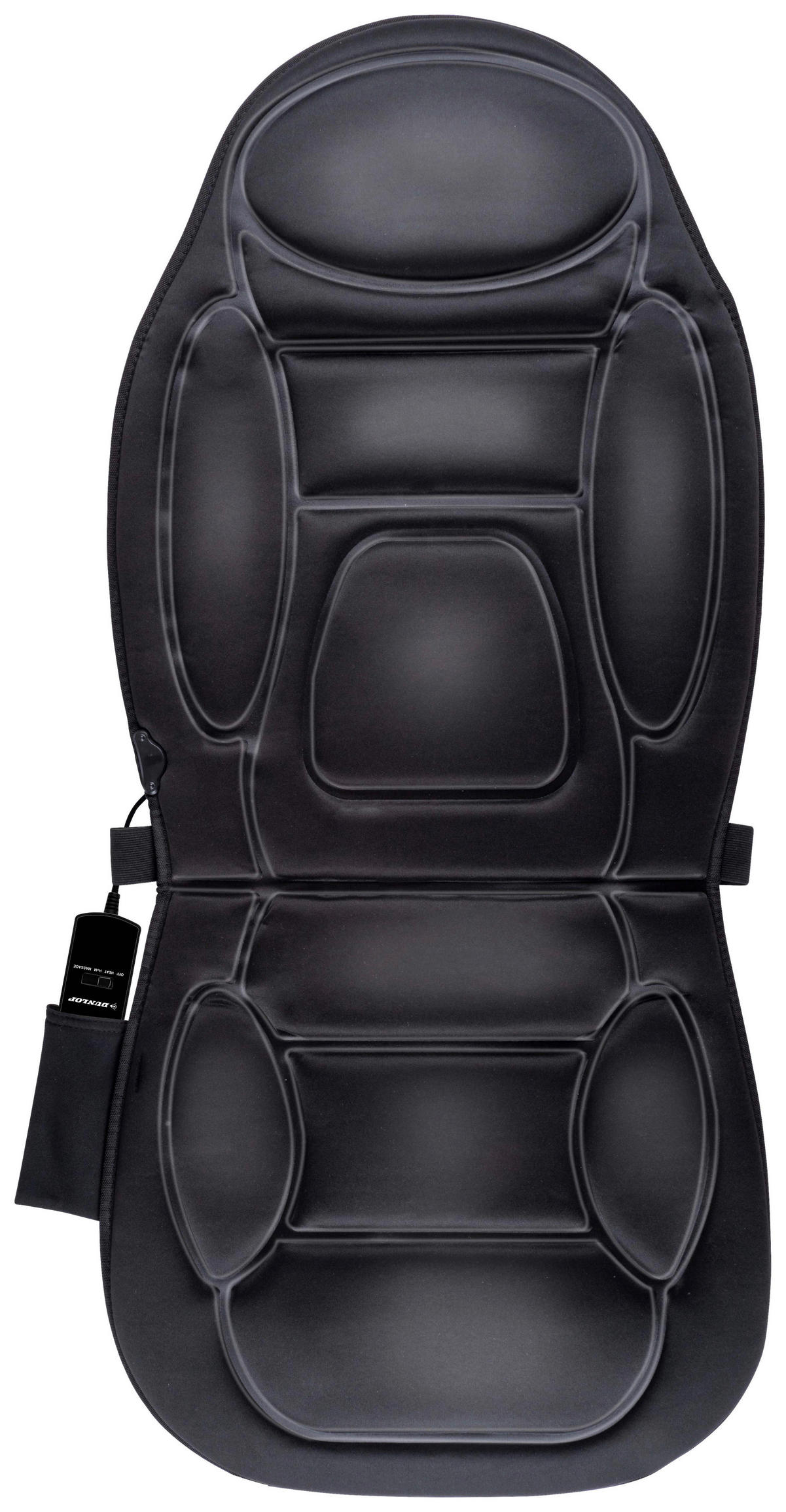 Dunlop Autositzkissen schwarz B/H/L: ca. 49x2,5x107,5 cm Autositzkissen - schwarz (107,50/49,00/2,50cm) - Dunlop