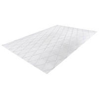 360Living Teppich Vivica weiß B/L: ca. 80x150 cm Vivica - weiß/graublau (80,00/150,00cm) - 360Living