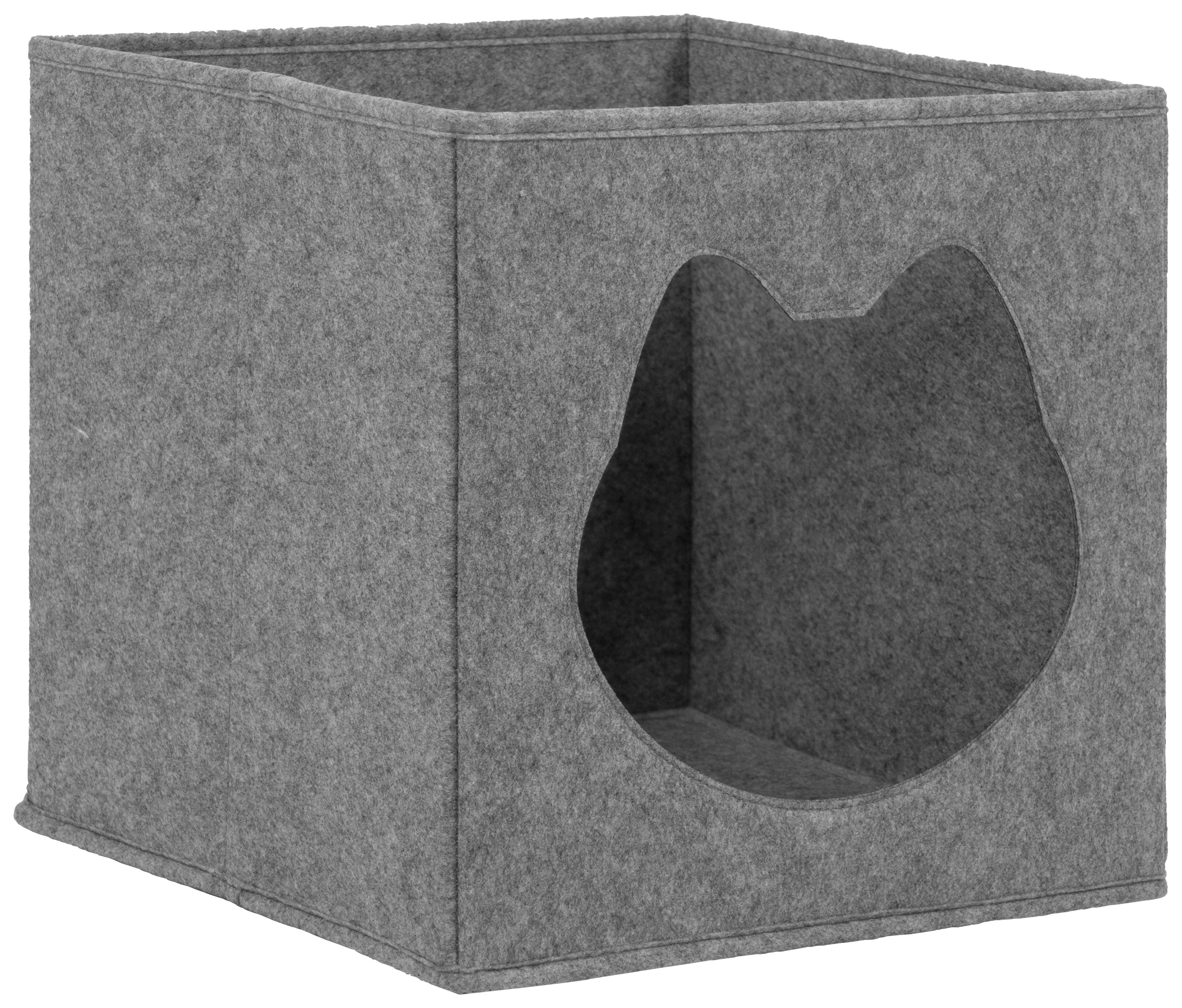 Stoffbox Stoffbox 1 grau B/H/T: ca. 32x32x32 cm Stoffbox 1 - grau (32,00/32,00/32,00cm)