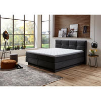 Boxspringbett Portage anthrazit Liegefläche B/L: ca. 160x200 cm Portage - anthrazit (168,00/62,00/217,00cm)