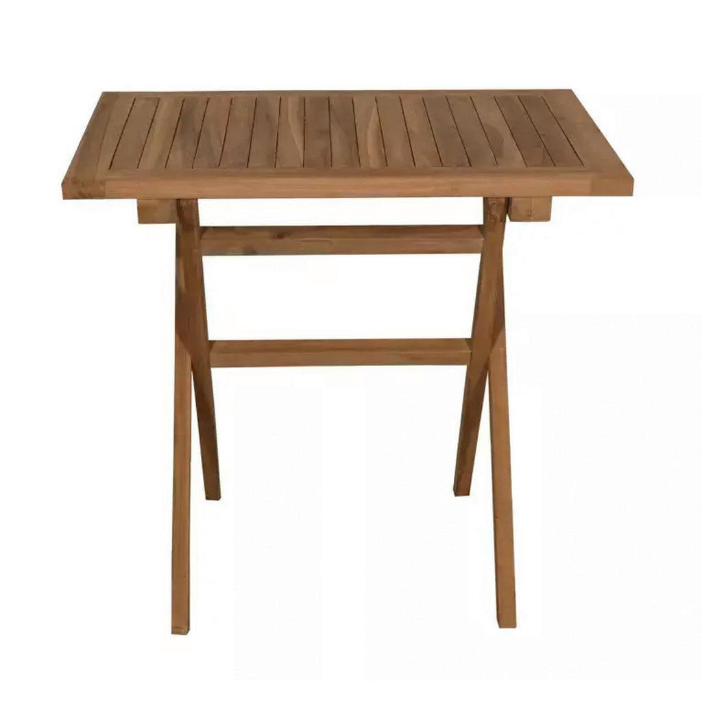 Thumbnail - deVries Tisch Woodie natur Teakholz B/H/L: ca. 60x75x60 cm