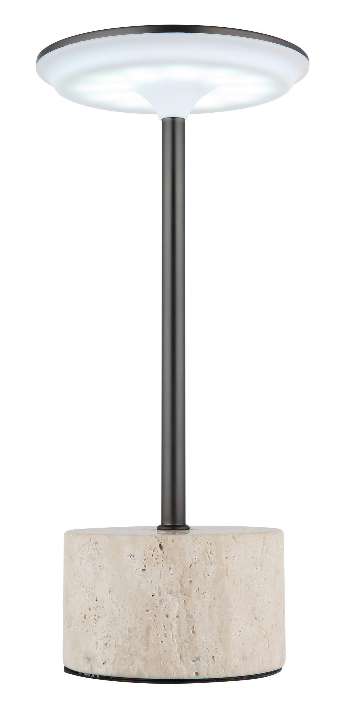 GLOBO Tischleuchte Tischleuchte-Laurena - sand/Chrom (16,50/16,50/31,50cm) - GLOBO