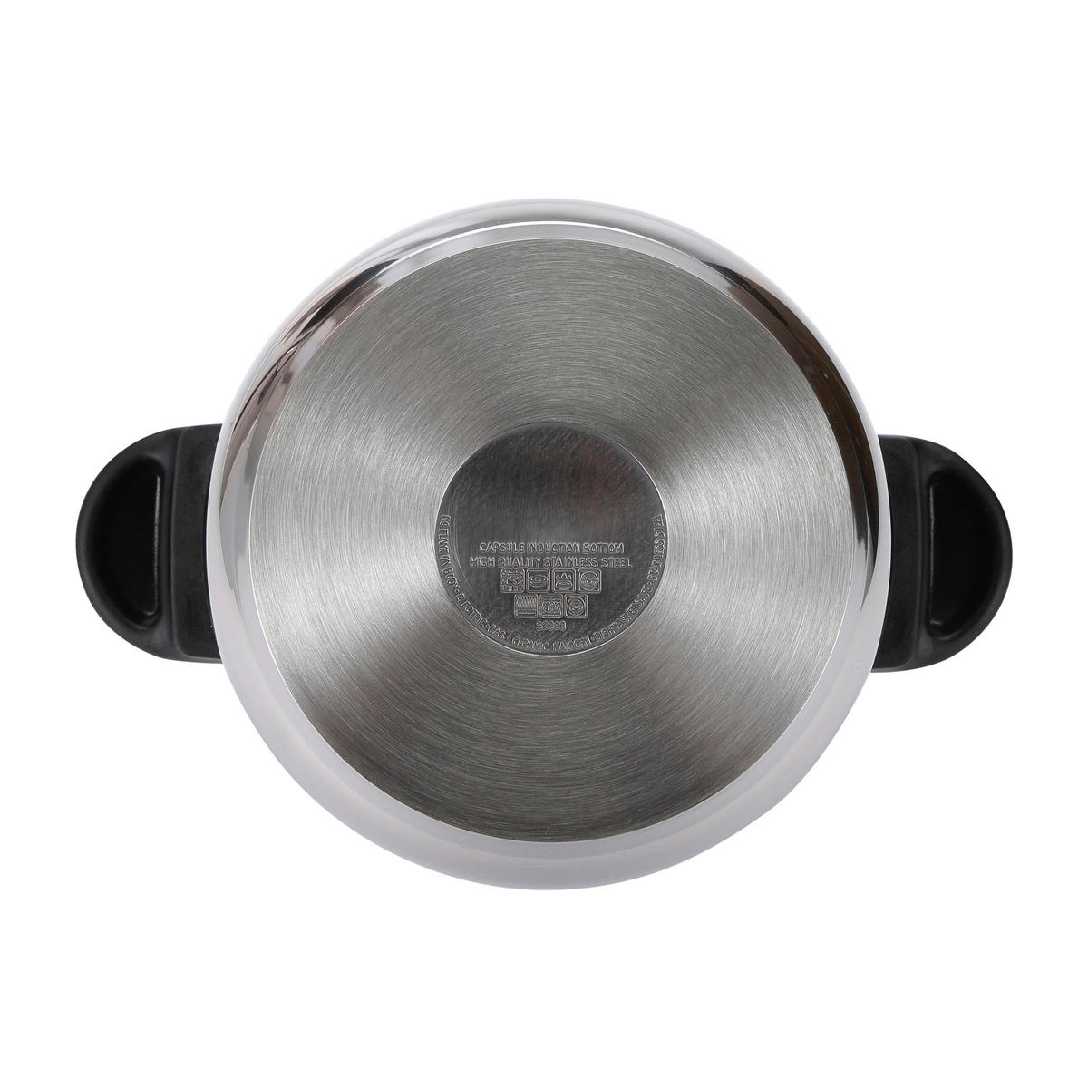 SAN IGNACIO Schnellkochtopf Córdoba silber Edelstahl B/H/L: ca. 26,7x25,8x29,8 cm Córdoba - silber (29,80/26,70/25,80cm) - SAN IGNACIO