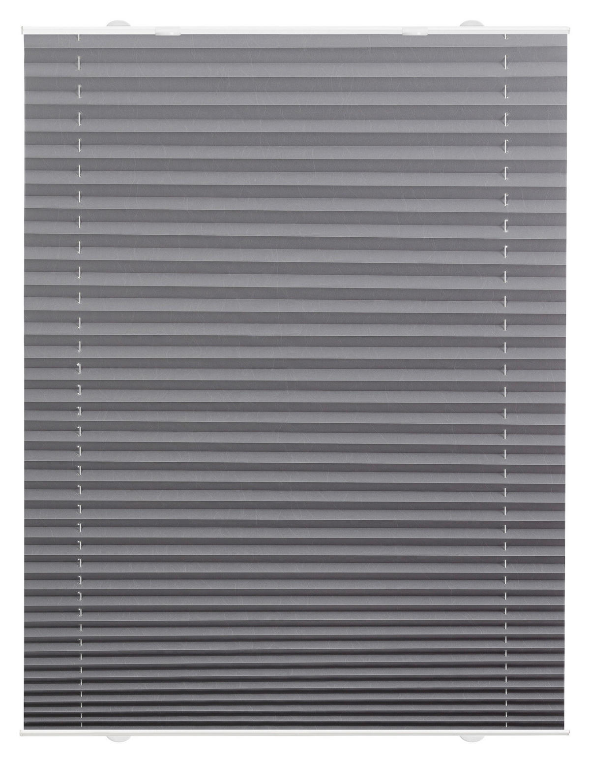 Spannplissee grau B/L: ca. 55x130 cm Plissee_Haftfix - grau (55,00/130,00cm) - LICHTBLICK