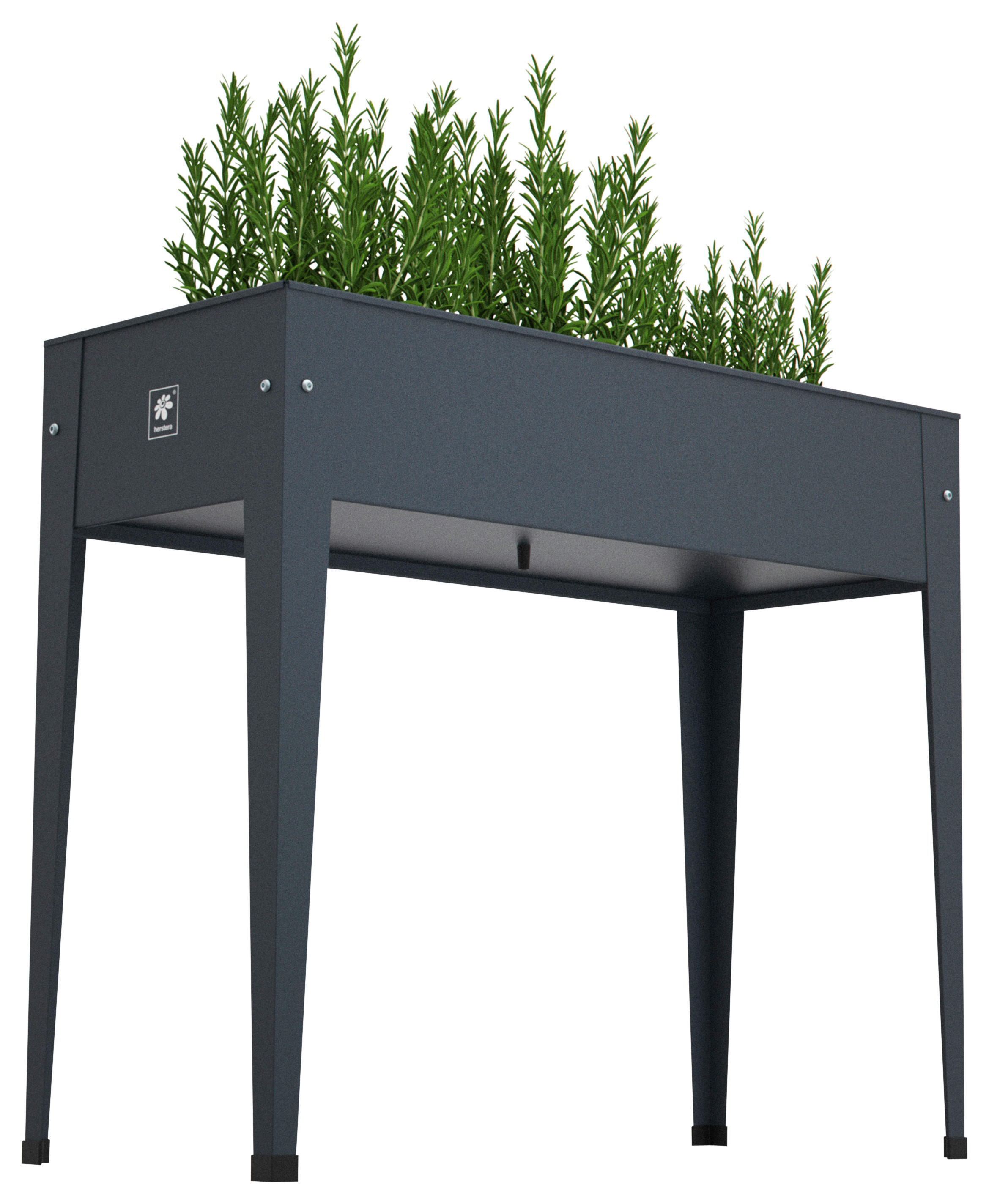 Herstera Garden Hochbeet Urban anthrazit Metall B/H/L: ca. 40x84x100 cm Urban - anthrazit (100,00/40,00/84,00cm) - Herstera Garden