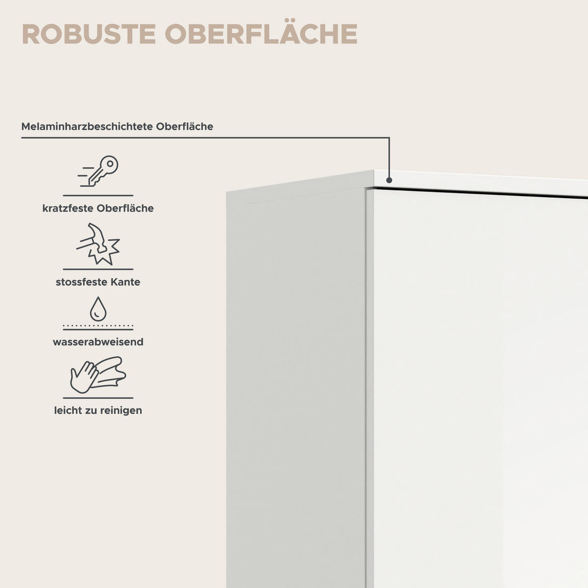 Garderobe PROJEKT X weiß weiß Hochglanz B/H/T: ca. 232x191x37 cm PROJEKT X - weiß (232,00/191,00/37,00cm) - xonox.home