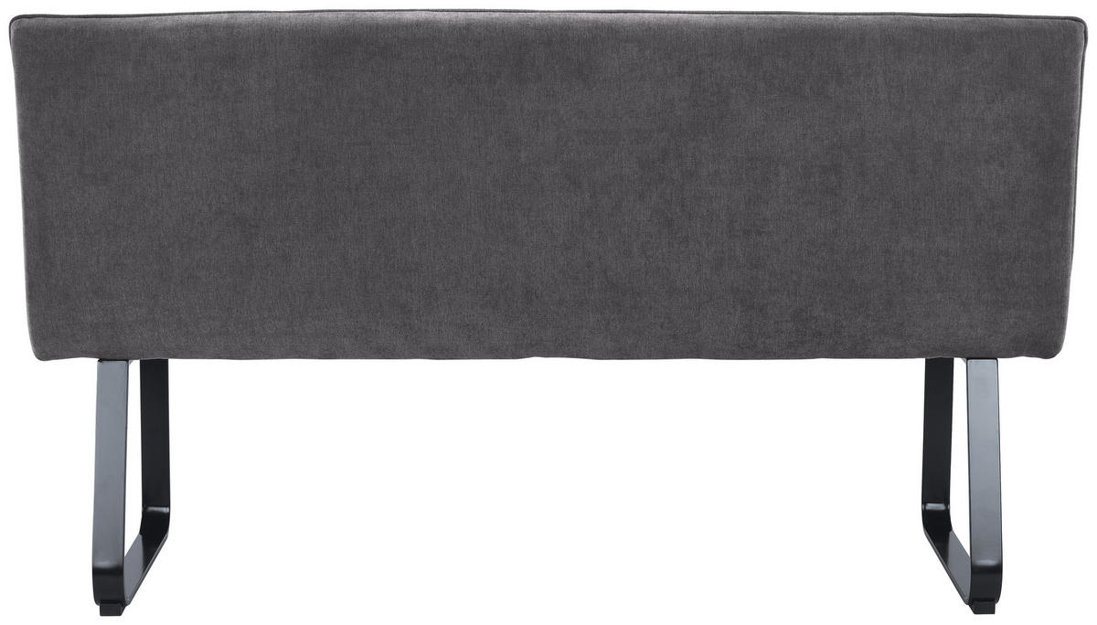 Bank TALEA dunkelgrau schwarz B/H/T: ca. 160x92x59 cm TALEA - schwarz/dunkelgrau (160,00/92,00/59,00cm) - byLIVING