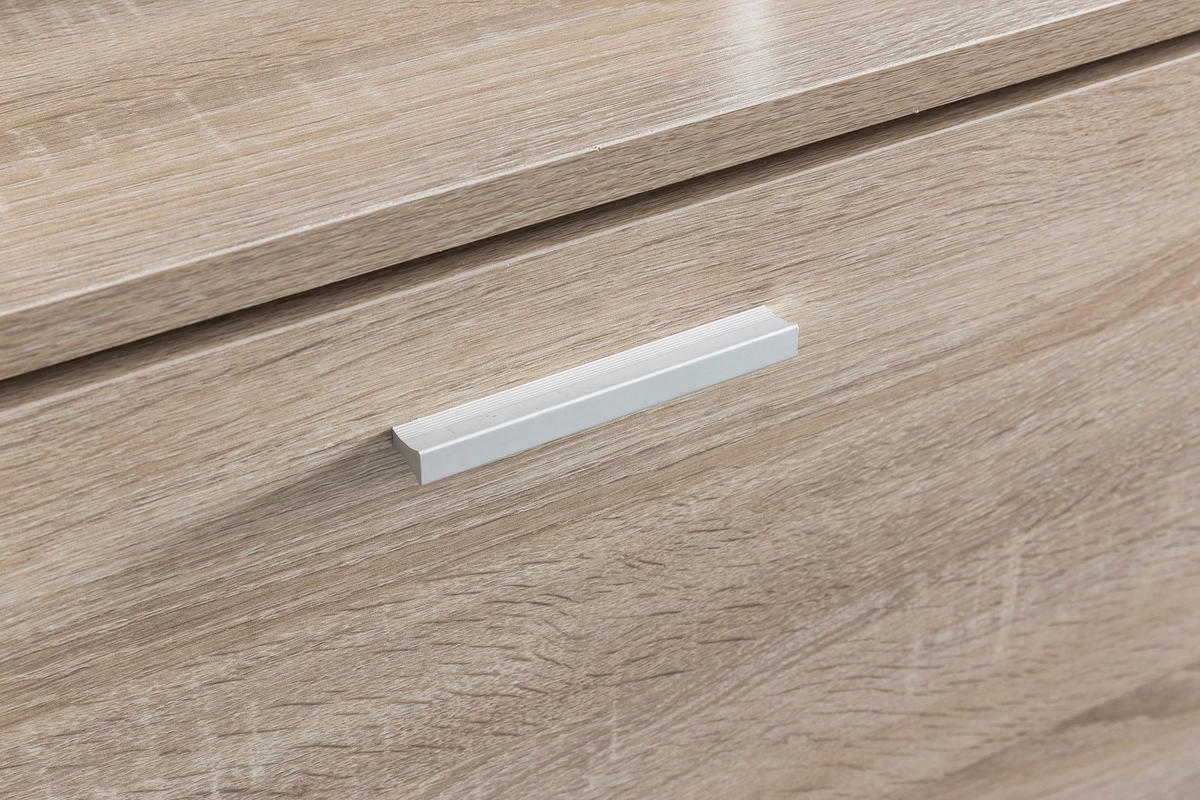 Schuhbank Eiche Sonoma Nachbildung B/H/T: ca. 80x47x24 cm Schuhbank - Eiche (80,00/47,00/24,00cm) - Wohnling