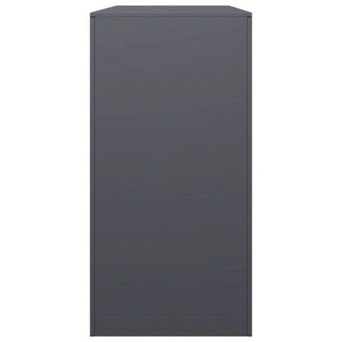 VidaXL Brennholzregal anthrazit B/H/L: ca. 40x80x100 cm Brennholzregal - anthrazit (100,00/40,00/80,00cm) - VidaXL