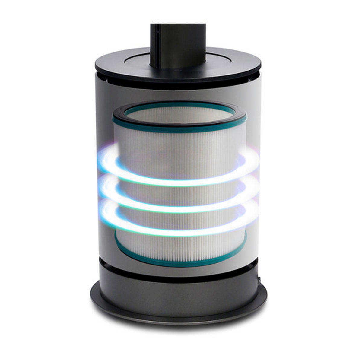 Turmventilator schwarz Kunststoff Metall B/H/L: ca. 23x98,7x23 cm ca. 2000 W Turmventilator_3in1 TFN-214472.1 - schwarz (23,00/23,00/98,70cm)