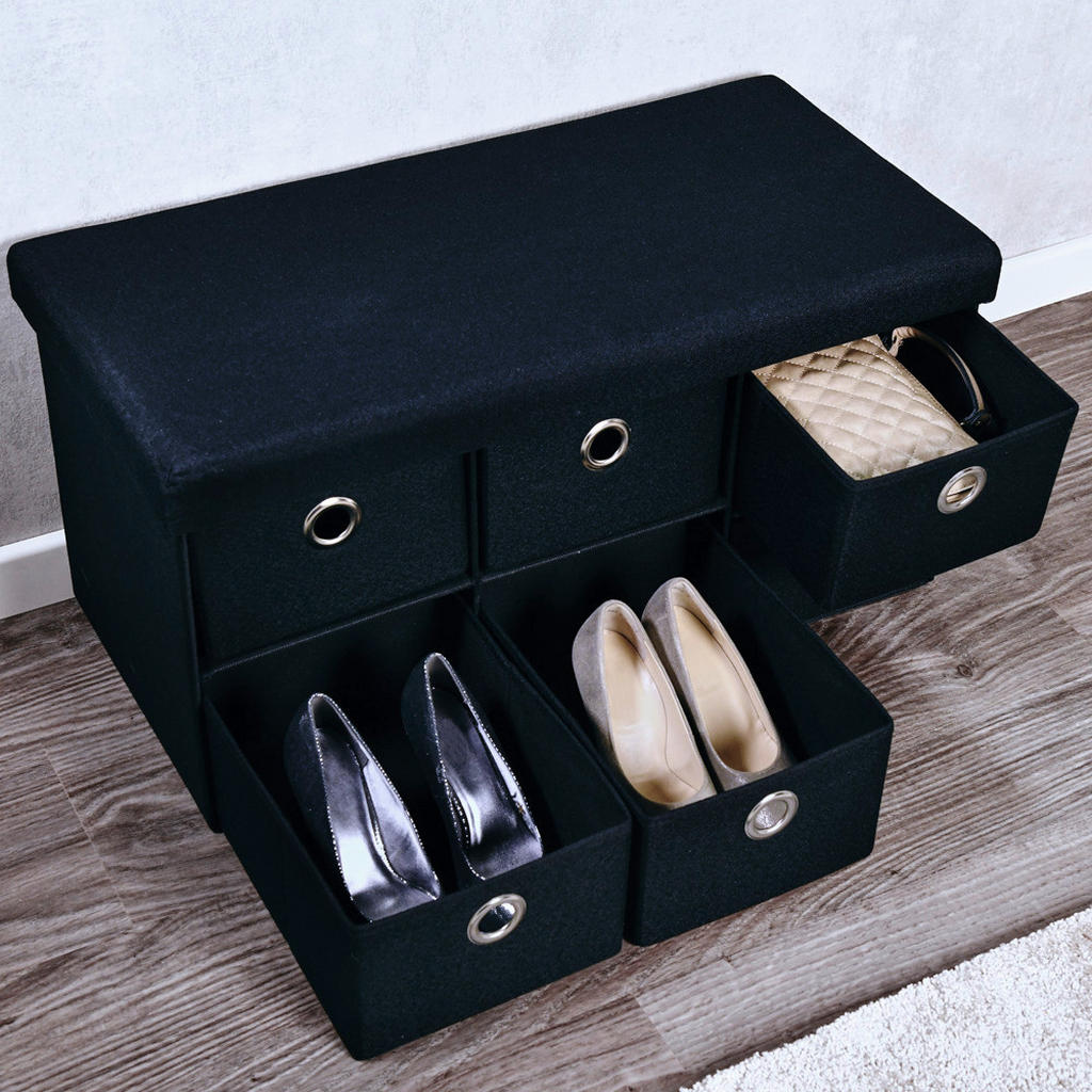 Kesper Sitzbank schwarz B/H/L: ca. 39x8,... Kesper Sitzbank schwarz B/H/L: ca. 39x8,...