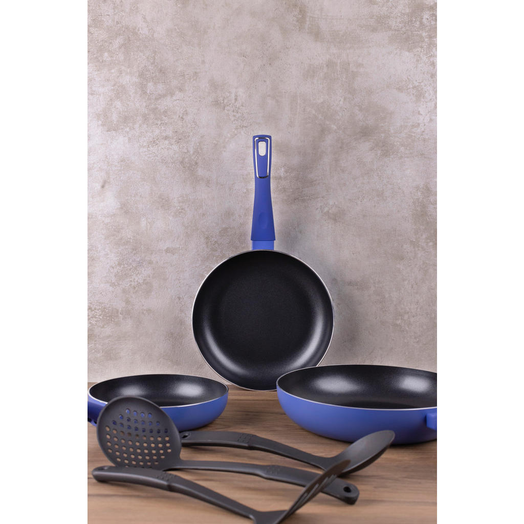 Thumbnail - SAN IGNACIO Pfannen-Set LAND INDIGO blau Aluminium 6 tlg.