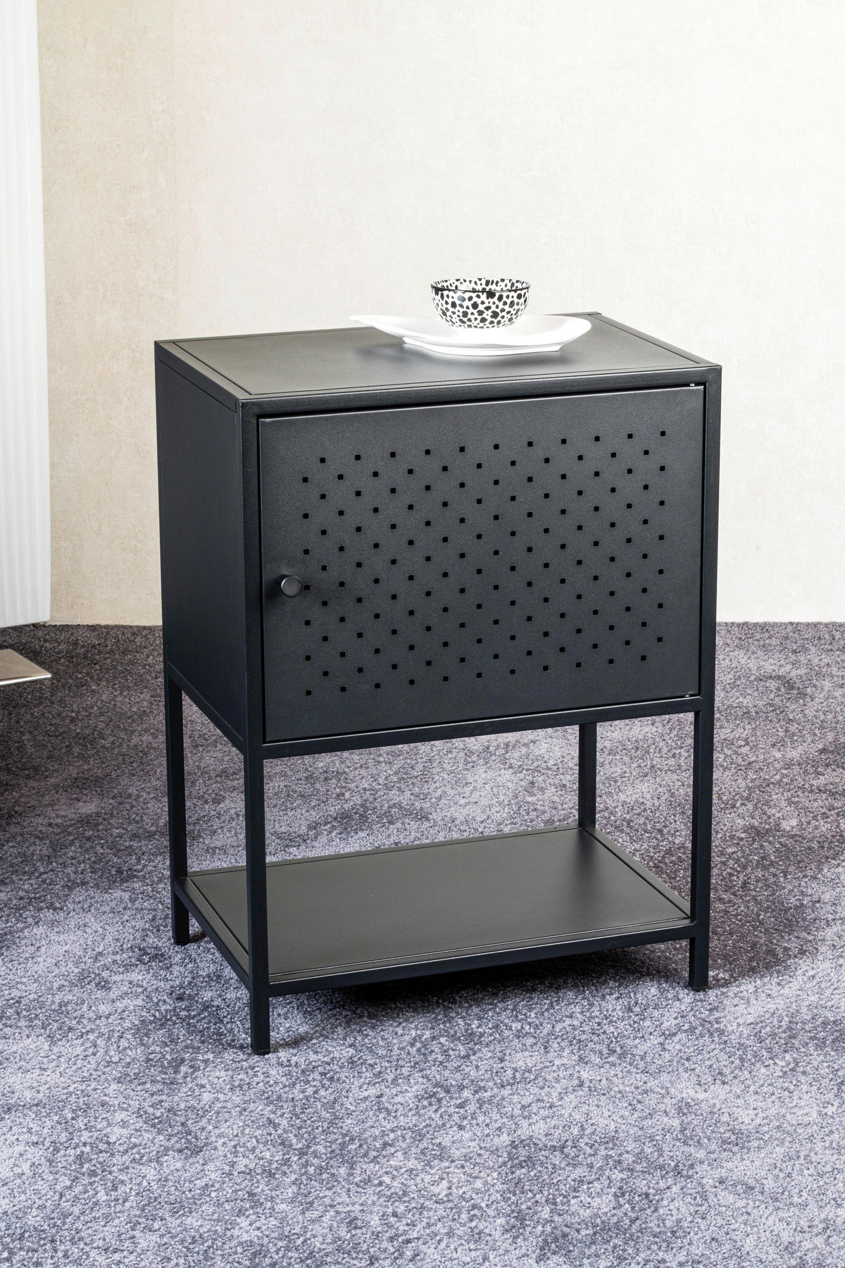 Beistelltisch  schwarz B/H/T: ca. 45x61x32 cm Houston_11_Beistlltisch 52548 - schwarz (45,00/61,00/32,00cm)