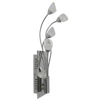 Näve Leuchten LED-Leuchten 1235142 Chrom Kunststoff Metall B/H/T: ca. 12x50x15 cm 5 Brennstellen Shinny - Chrom (12,00/50,00/15,00cm) - Näve Leuchten