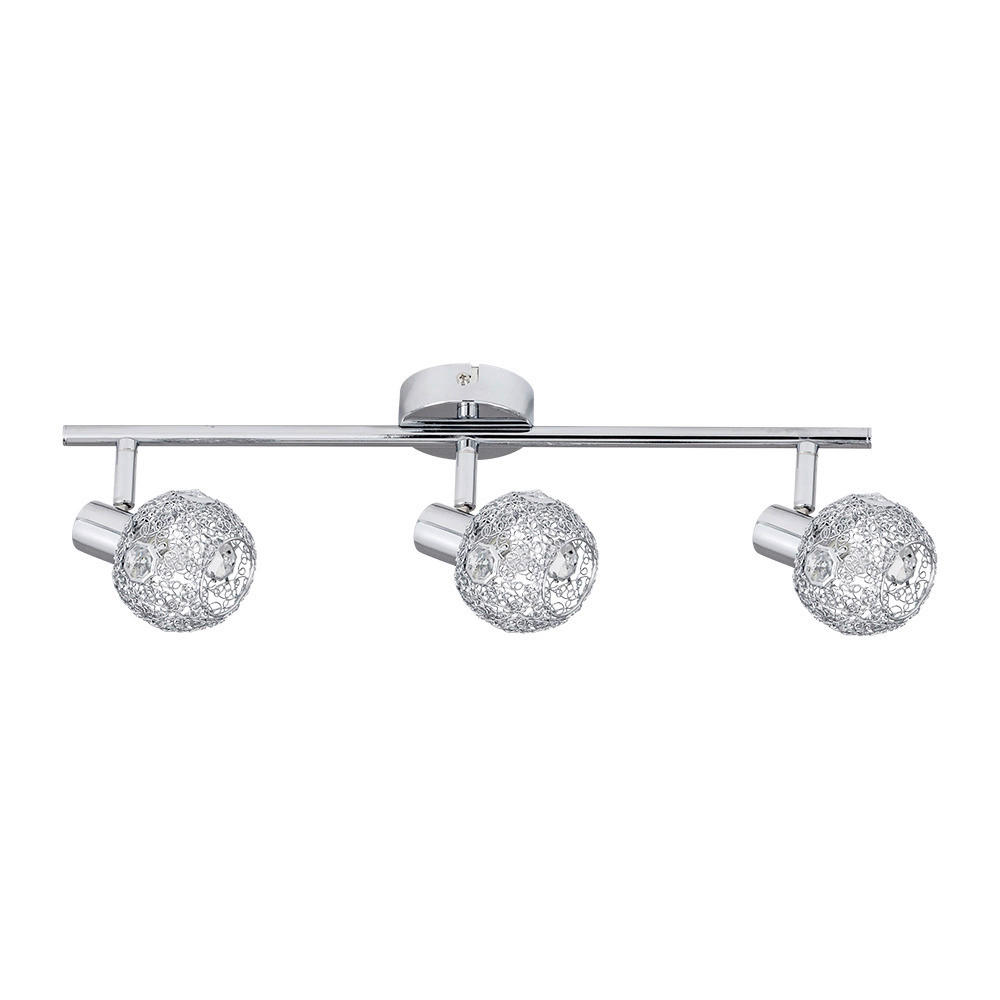 SPOT Light Spotbalken 2295328 Chrom Metall B/H/T: ca. 47x13x10 cm G9 3 Brennstellen Lena - Chrom (47,00/13,00/10,00cm) - SPOT Light