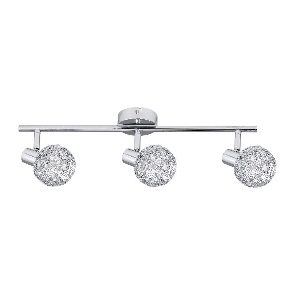 SPOT Light Spotbalken 2295328 Chrom Metall B/H/T: ca. 47x13x10 cm G9 3 Bren günstig online kaufen